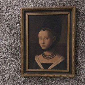 This is a 18th century painting and l am selling it as is